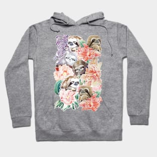 Because Sloths Watercolor Hoodie